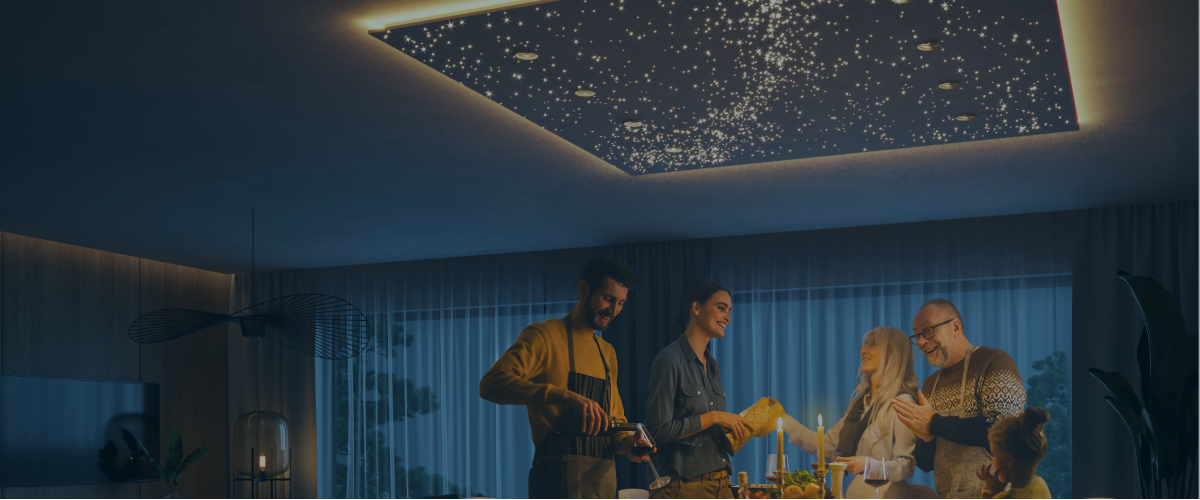 Anschlussfertiger LED Sternenhimmel