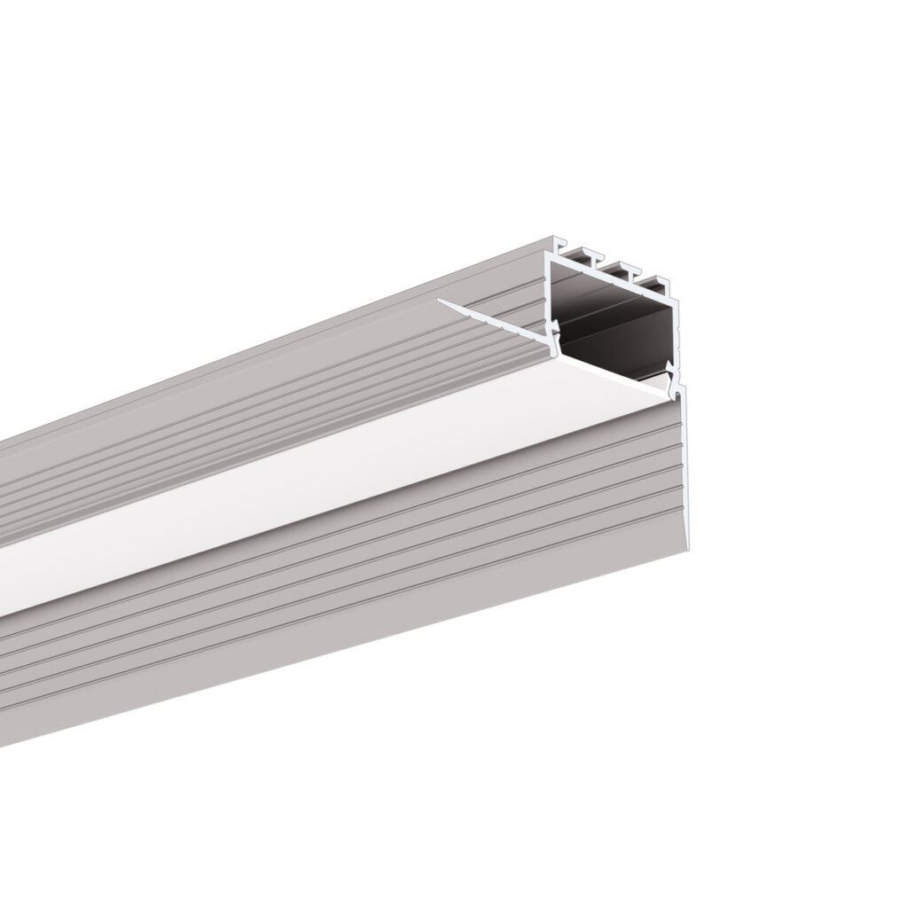 5x LED Alu-Eckprofil 2m (insgesamt 10m) Mit Milchiger Abdeckung – Für LED-Streifen Bis 9 Mm, 45-Grad-Winkel, Einfach Montierbar
