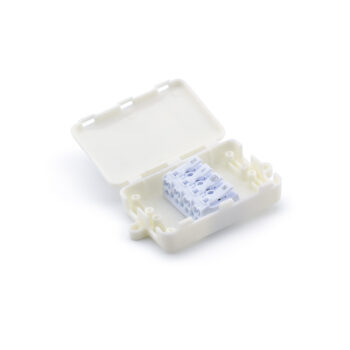Dosenmuffe Schutzbox mit Lüsterklemme 4-polig 0,2-2,5mm²