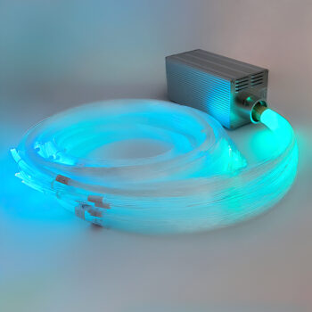 Lunartec LED Lichtfaser Set: Glasfaser-RGB-LED-Sternenhimmel mit  Fernbedienung und 200 Lichtfasern (LED Sternenhimmel Komplettset)