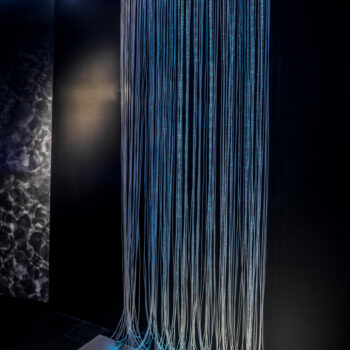 Lichtfaser-Wasserfall fertige Leuchte, Länge 300cm