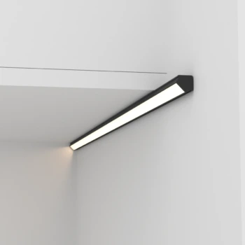 mini Eckleiste PIKO-45 schwarz, neutralweiß 24V