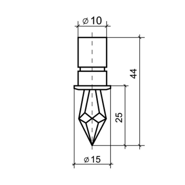 Swarovski Kristall SW 500 nickel