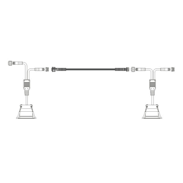 Verbindungskabel zwischen RGBW LED Spots 8245