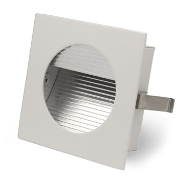 LED Wandleuchte, Stufenleuchte, Treppenleuchte R, 1 Watt, weiß