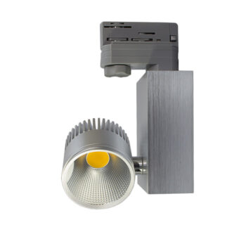 LED Schienenleuchte 10W, PRO, 3000K, dimmbar, silber