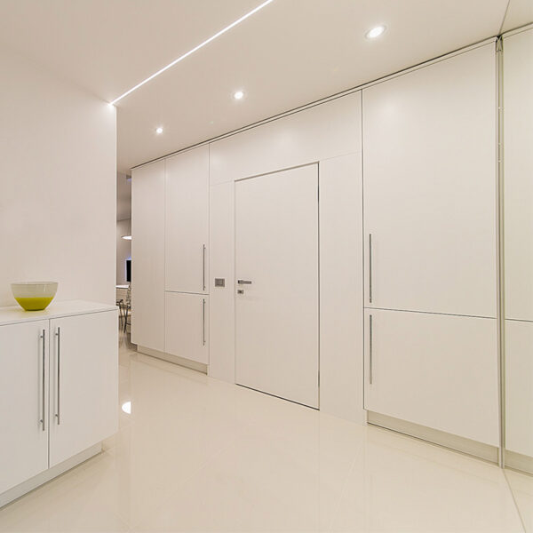 LED Einbaustrahler vertieft chrom