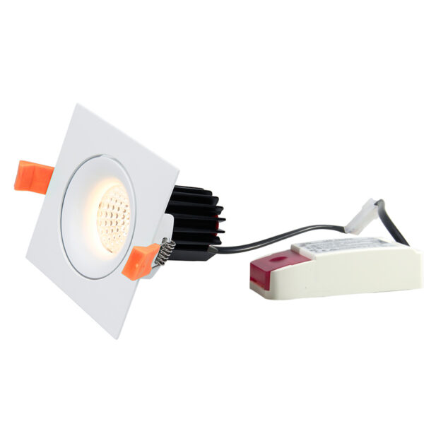 LED Einbaustrahler vertieft | Eckig | Dim-to-Warm
