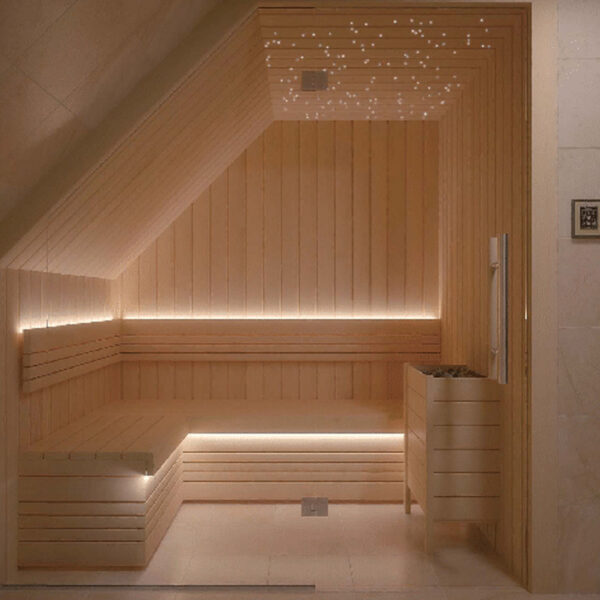 LED Streifen für Sauna