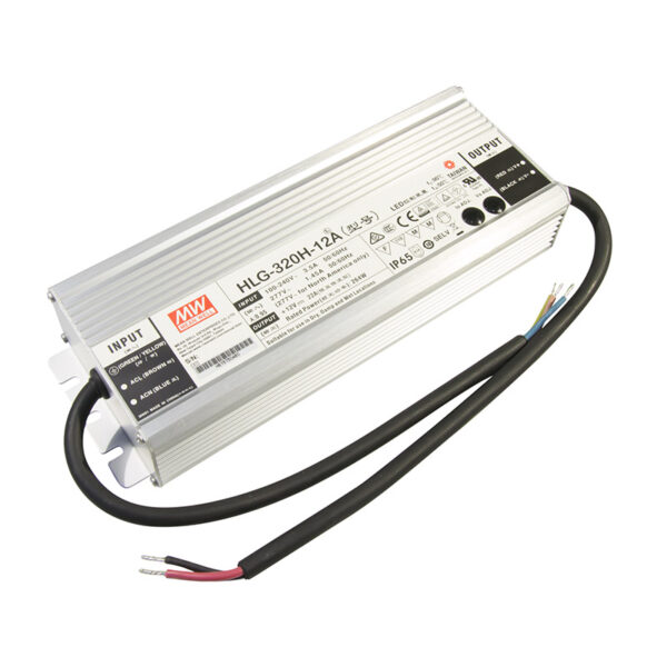 LED Einbau-Netzteil Meanwell 12V 264W IP67 HLG-320H-12A