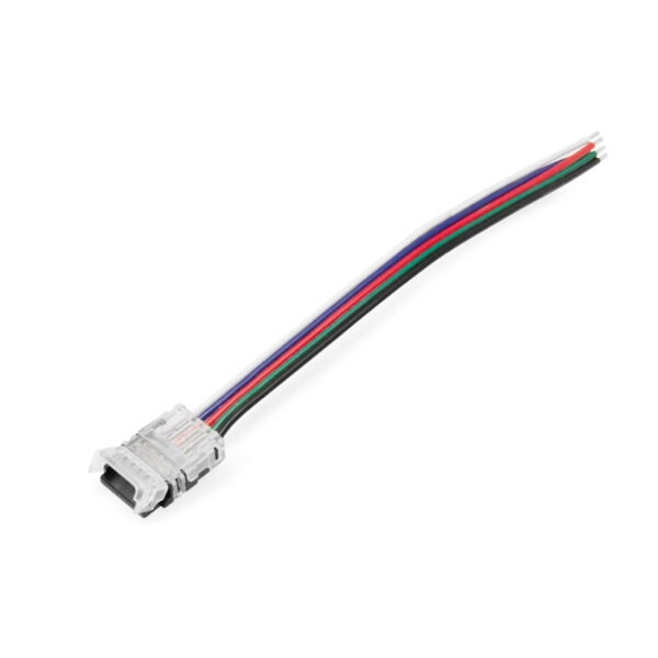 Schnellverbinder mit Kabel 12mm 5-polig RGBW