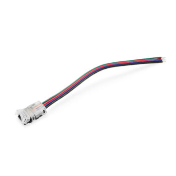 Schnellverbinder mit Kabel 10mm 4-polig RGB IP65