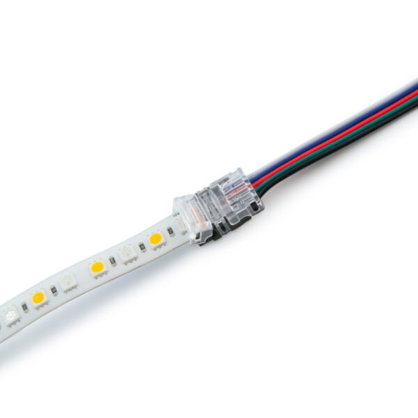 Schnellverbinder mit Kabel 12mm 5-polig RGBW IP65