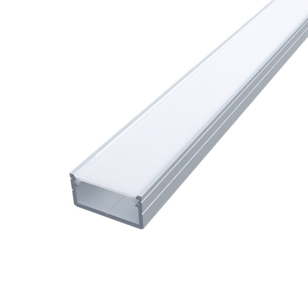 LED Profil mit Abdeckung | flach | 1m