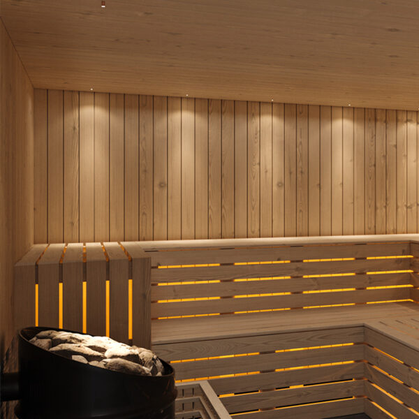 Glasfaserleuchten für Sauna LED RGBW SET