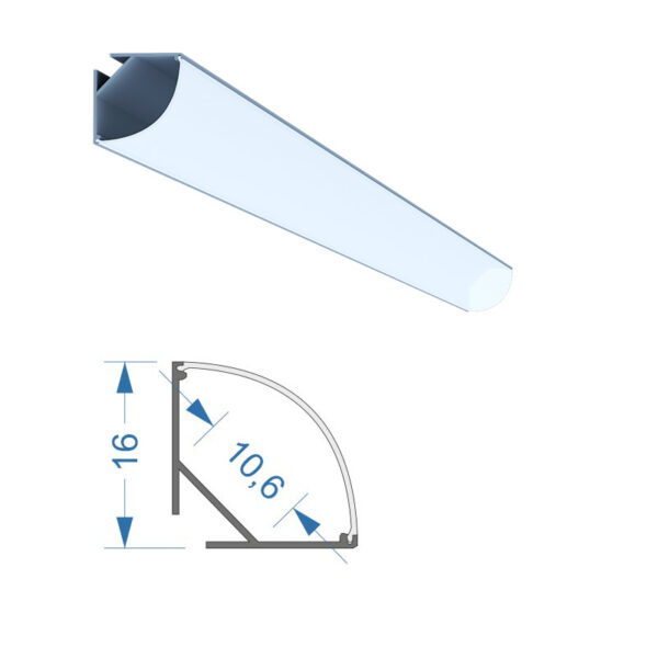 Eck16 Küchen Unterbauleuchte LED