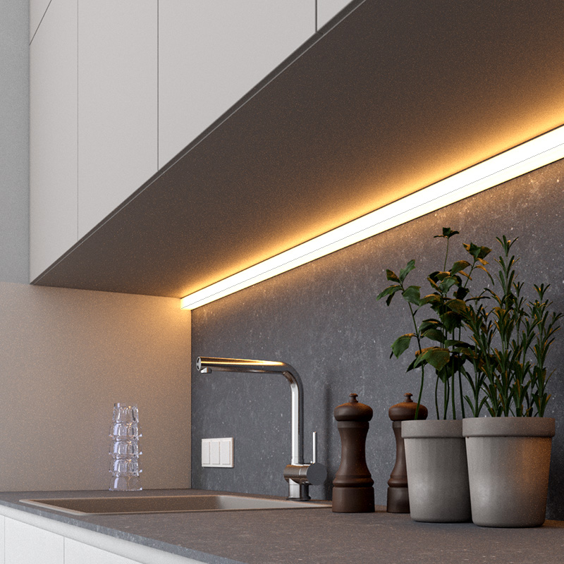 Küchen Unterbauleuchte LED | Eck 30mm Eckig | kaufen