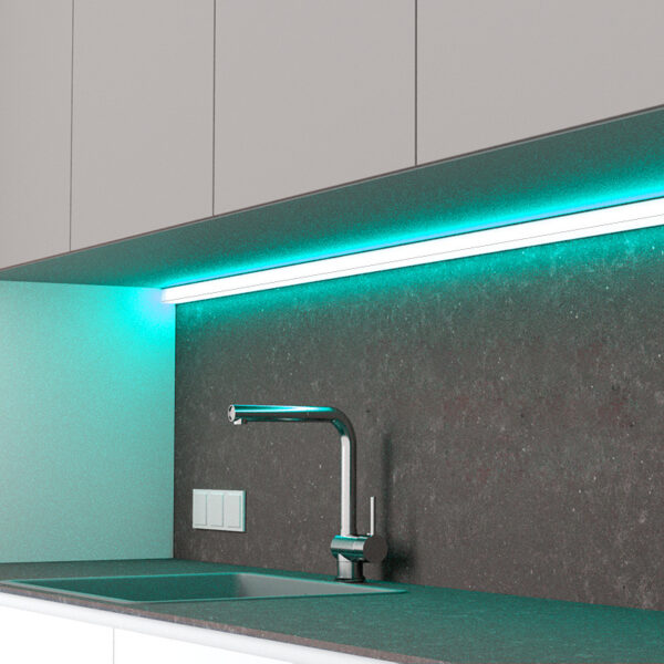 Küchen Unterbauleuchte LED | Eck 30mm | Eckig