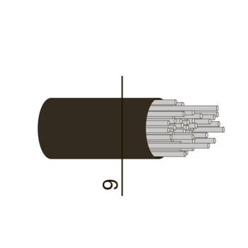 Lichtfaserkabel PMMA 56 x 0,75mm