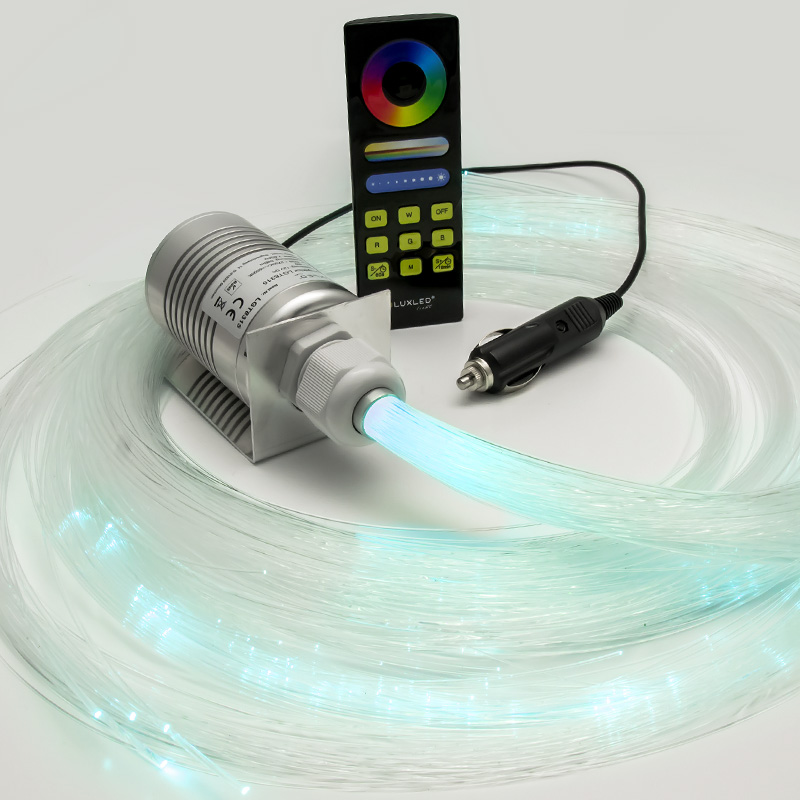 500pcs Lichtfaser LED Sternenhimmel Glasfaser Optik Lichteffekte  Fernbedienung