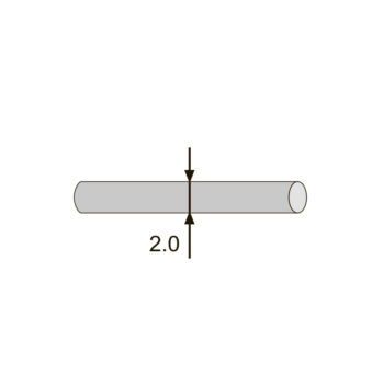 Lichtfaser PMMA 2,00mm